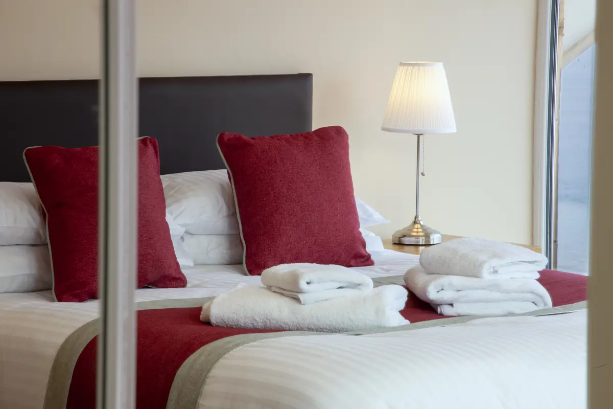 A sea-view room at the Holly Tree Hotel